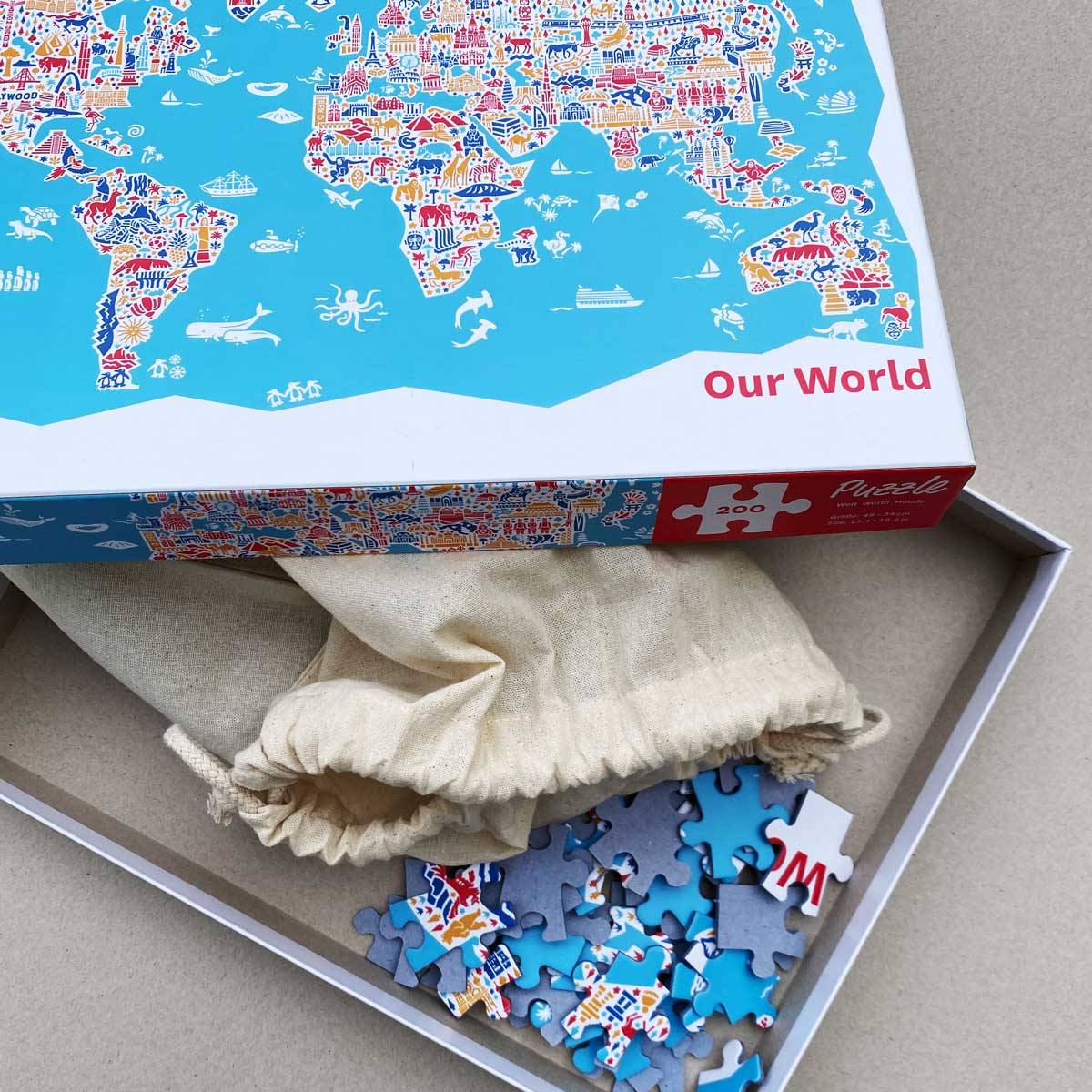 World Map jigsaw Puzzle Kids