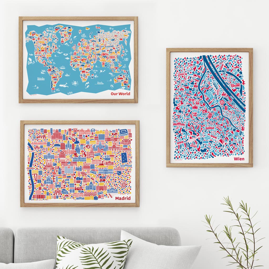 Poster 3er-Pack 50x70 cm Poster 3er-Pack 50x70 cm