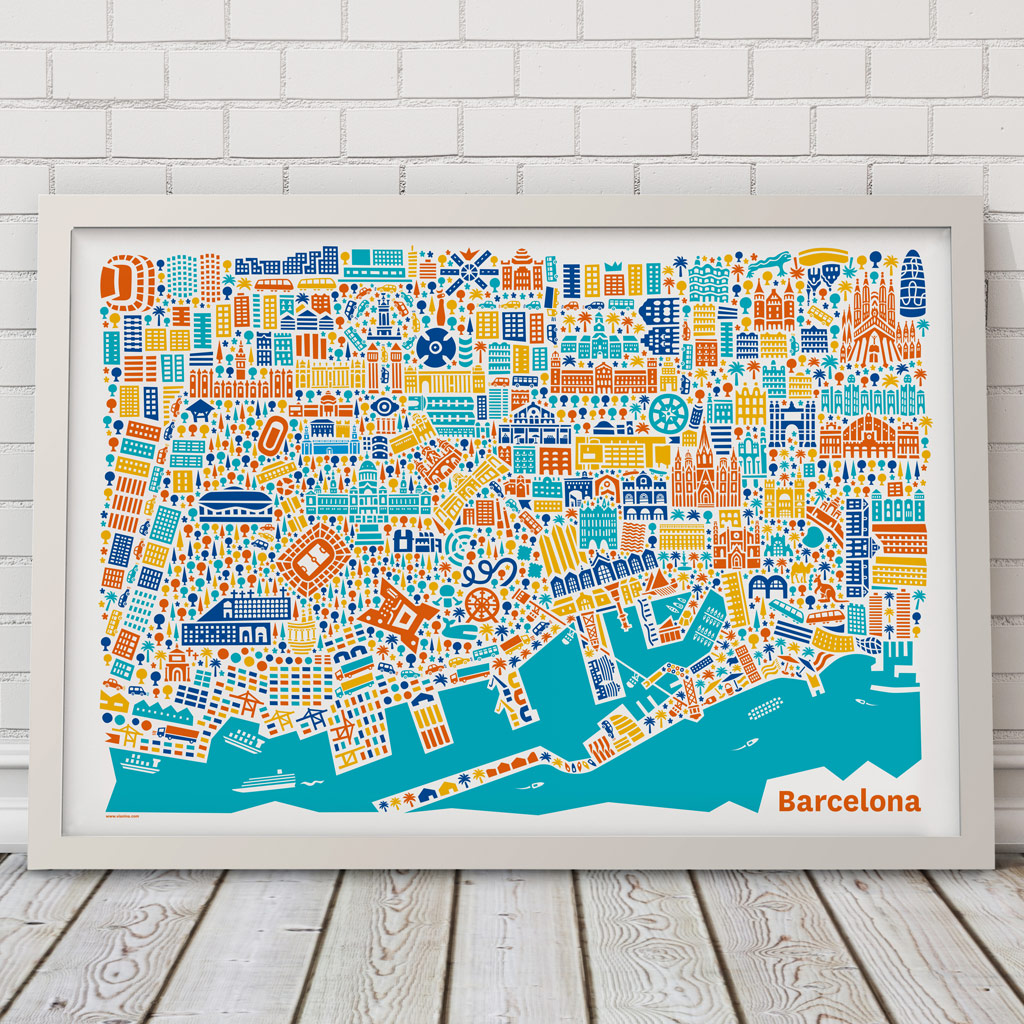 Barcelona Poster Barcelona Poster