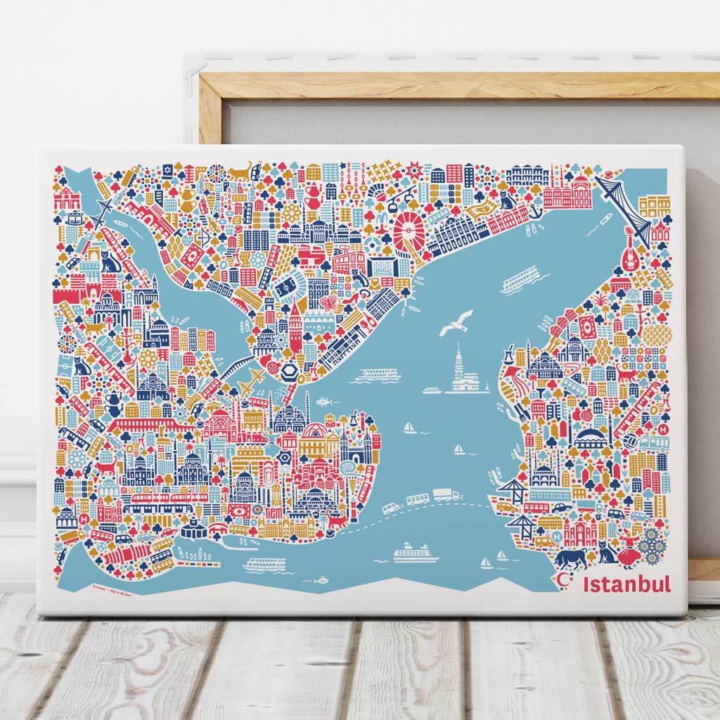 Istanbul Leinwand Istanbul Leinwand