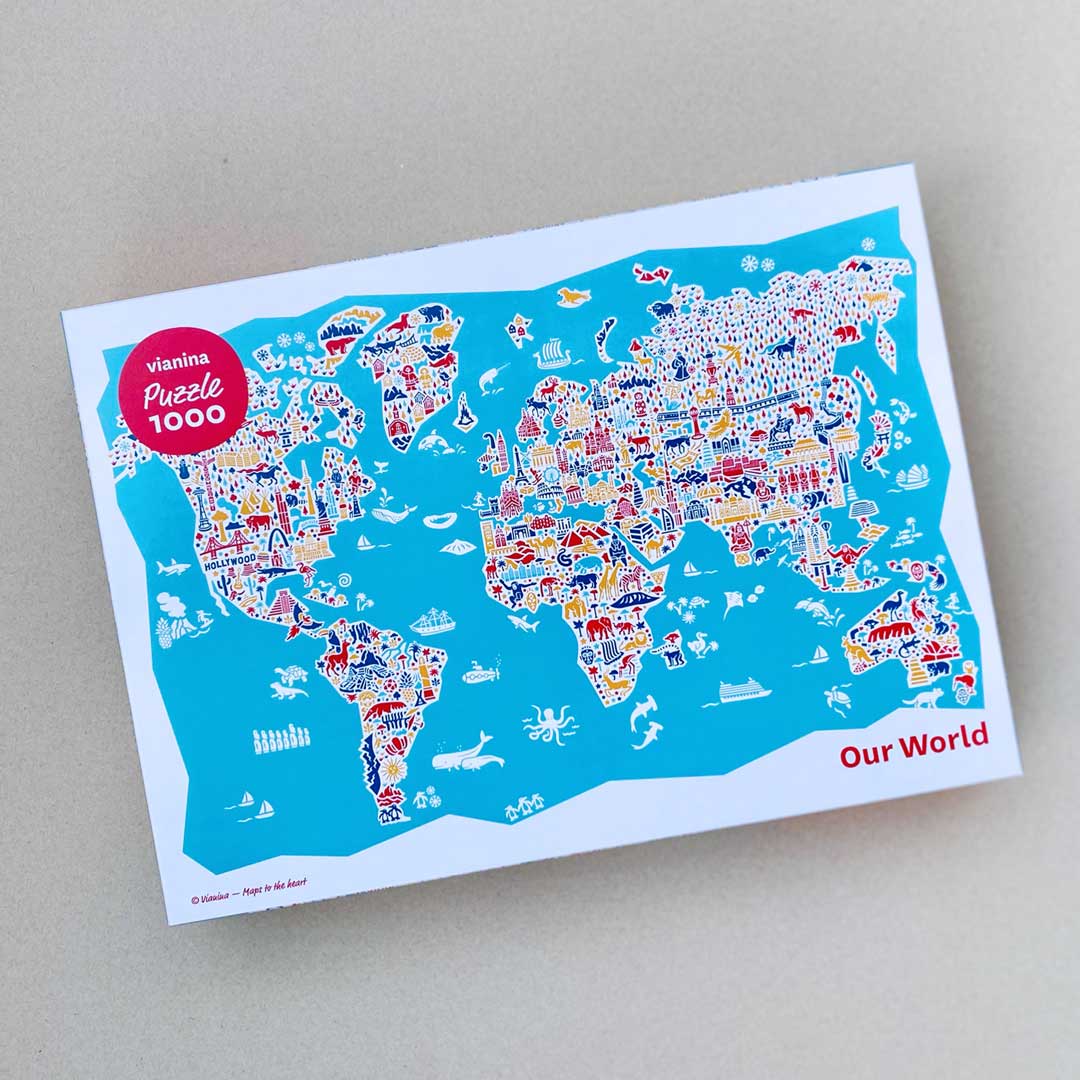 Weltkarte Puzzle