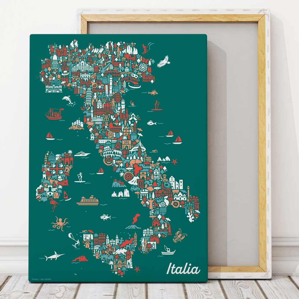 Italy Canvas