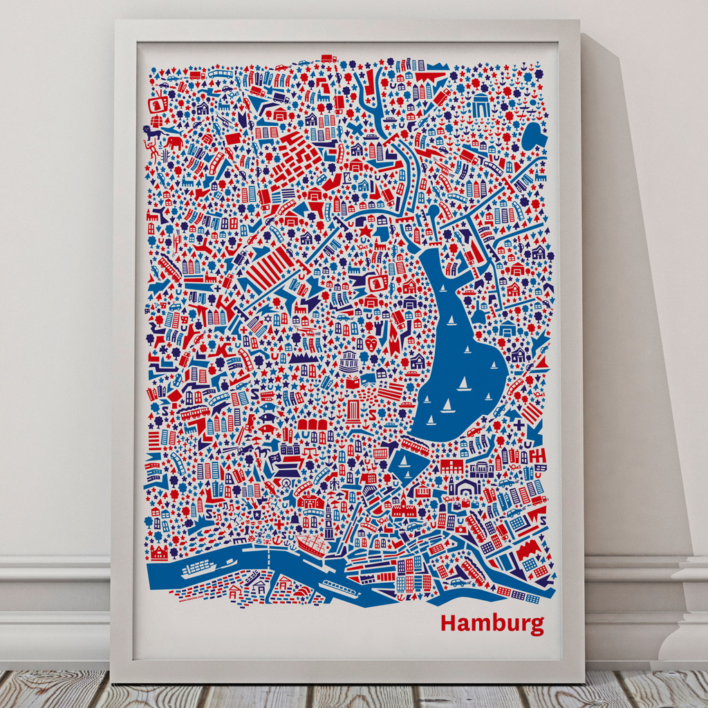 Hamburg Poster Hamburg Poster