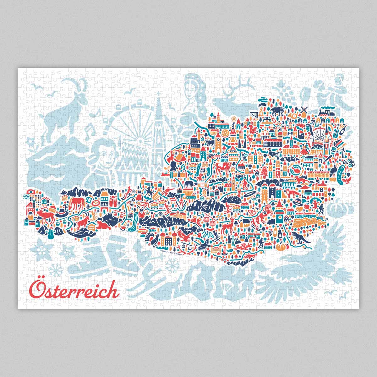 Österreich Puzzle Österreich Puzzle