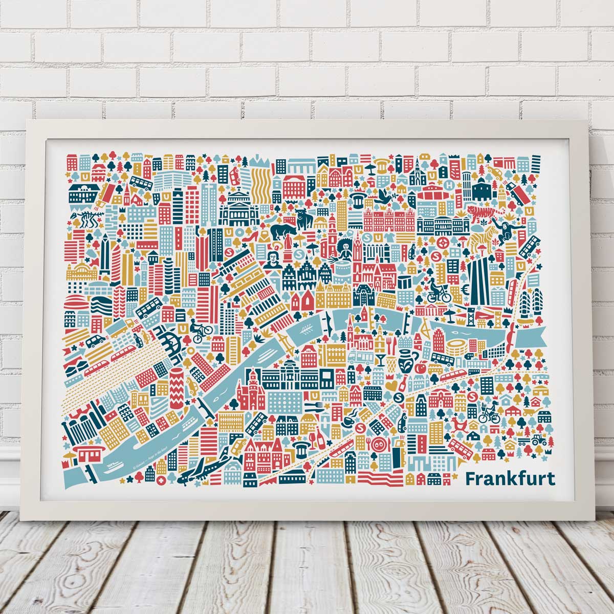 Frankfurt Poster Frankfurt Poster