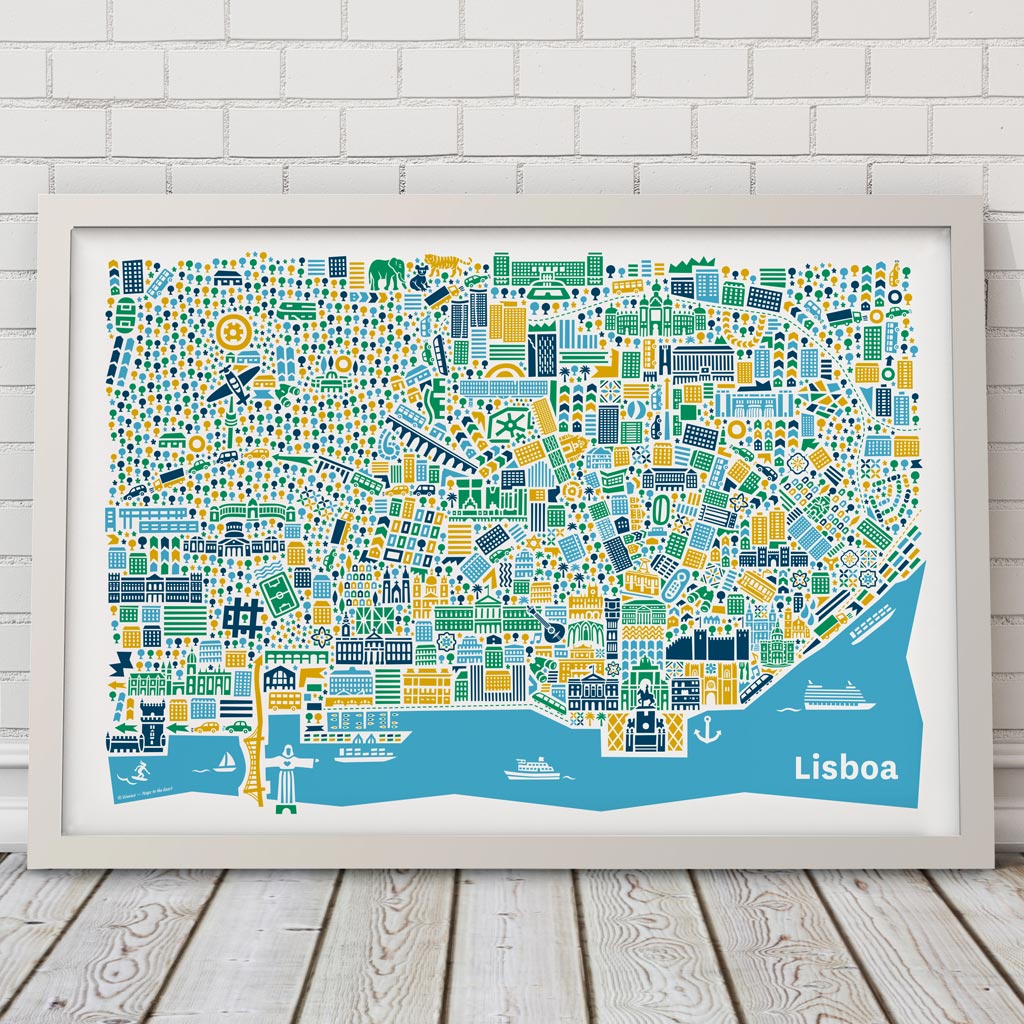 Lissabon Poster Lissabon Poster