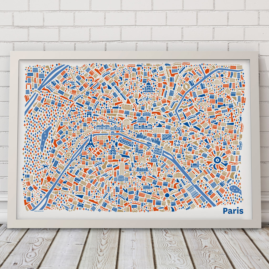 Paris Poster Paris Poster