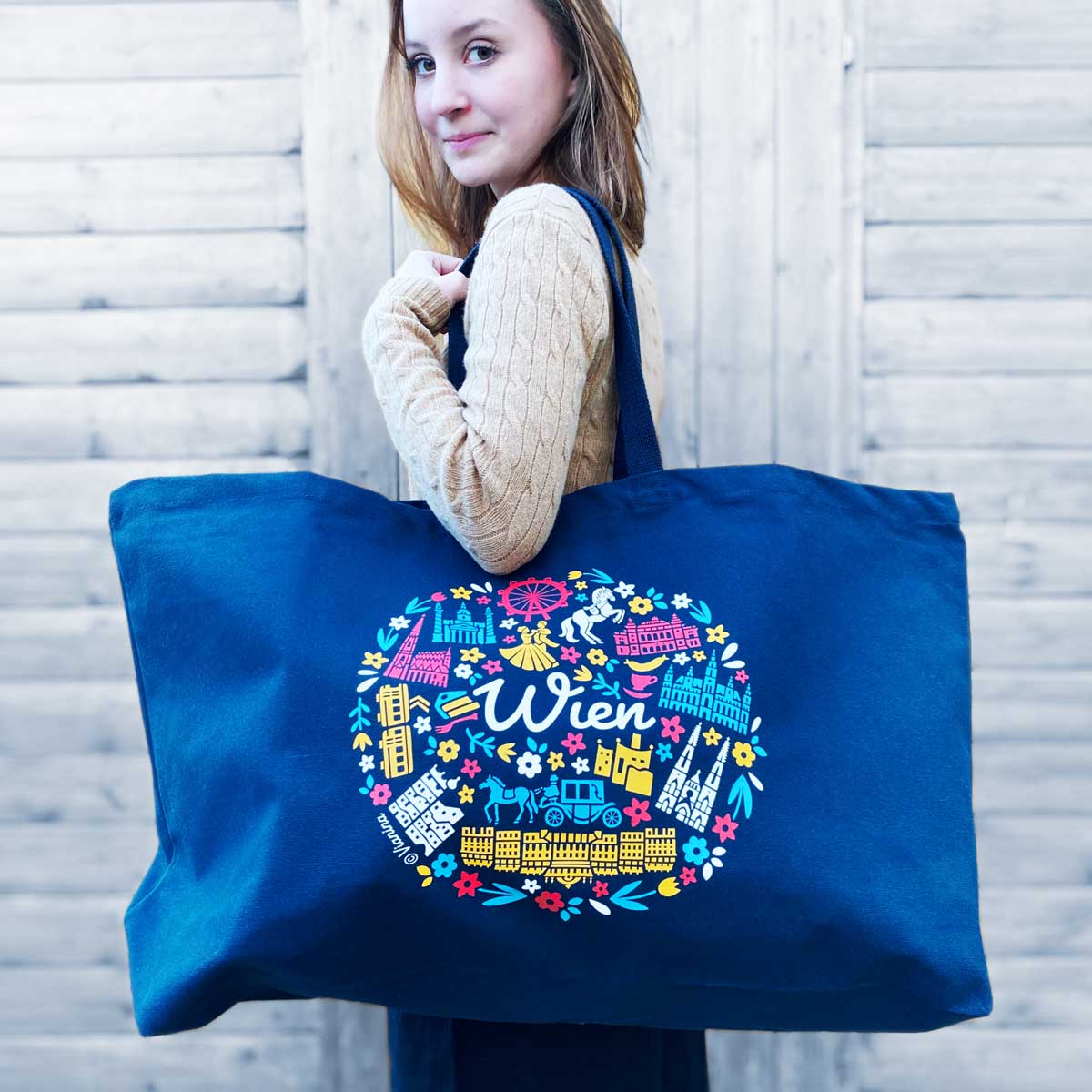 Wien Strandtasche XL