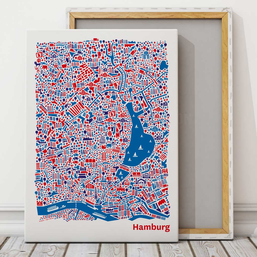 Hamburg Leinwand Hamburg Leinwand