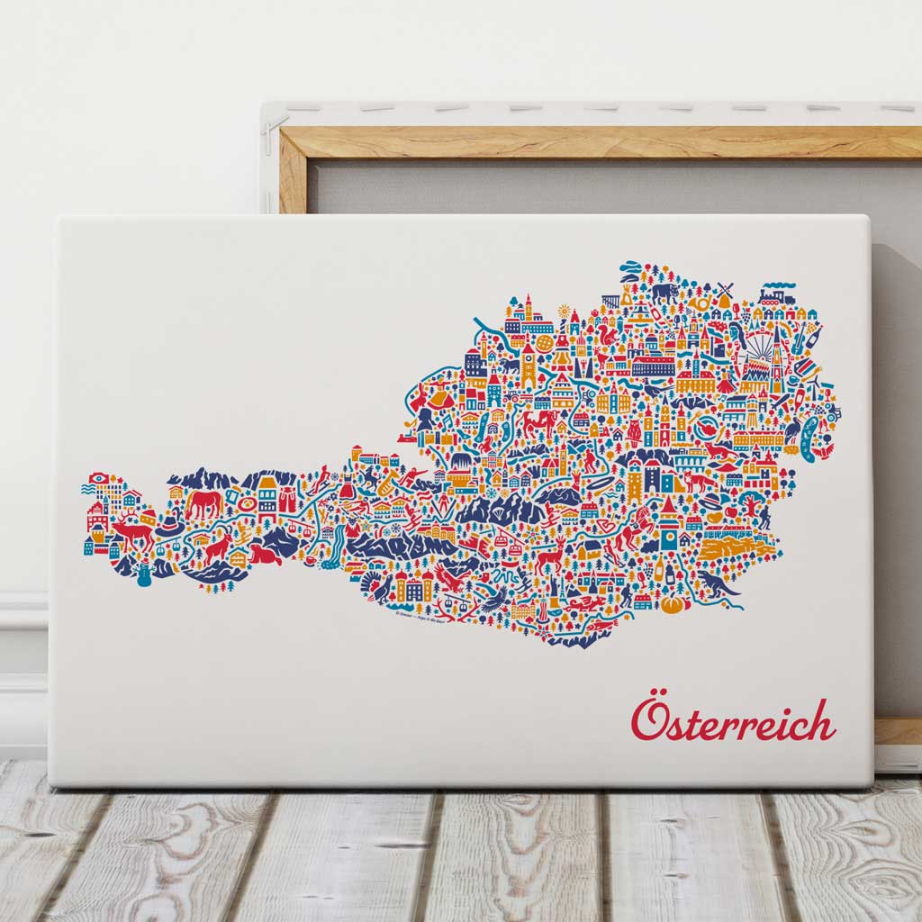 Österreich Leinwand Österreich Leinwand