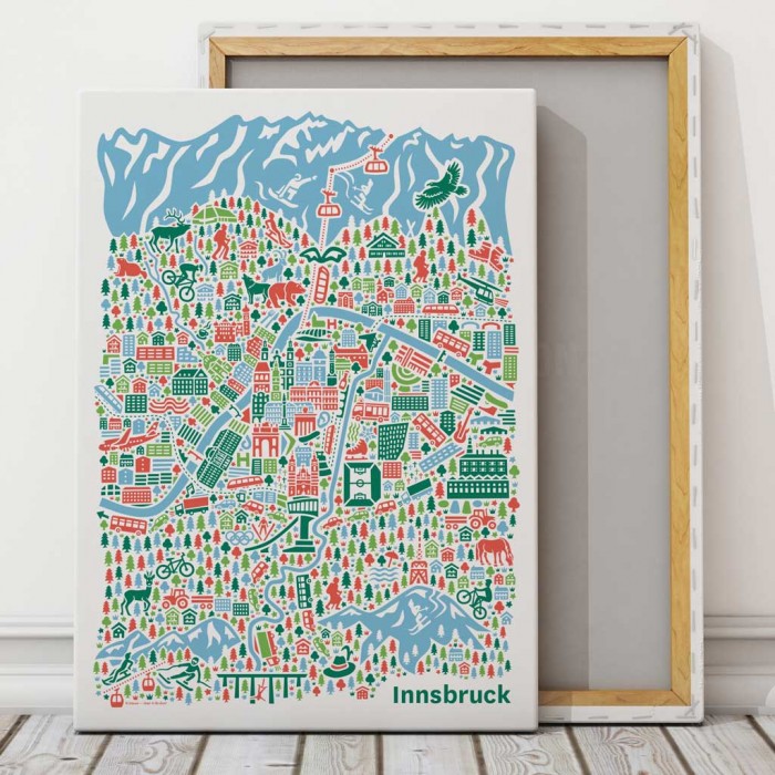 Innsbruck Leinwand