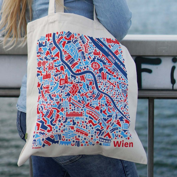 Wien Stadtplan Tasche